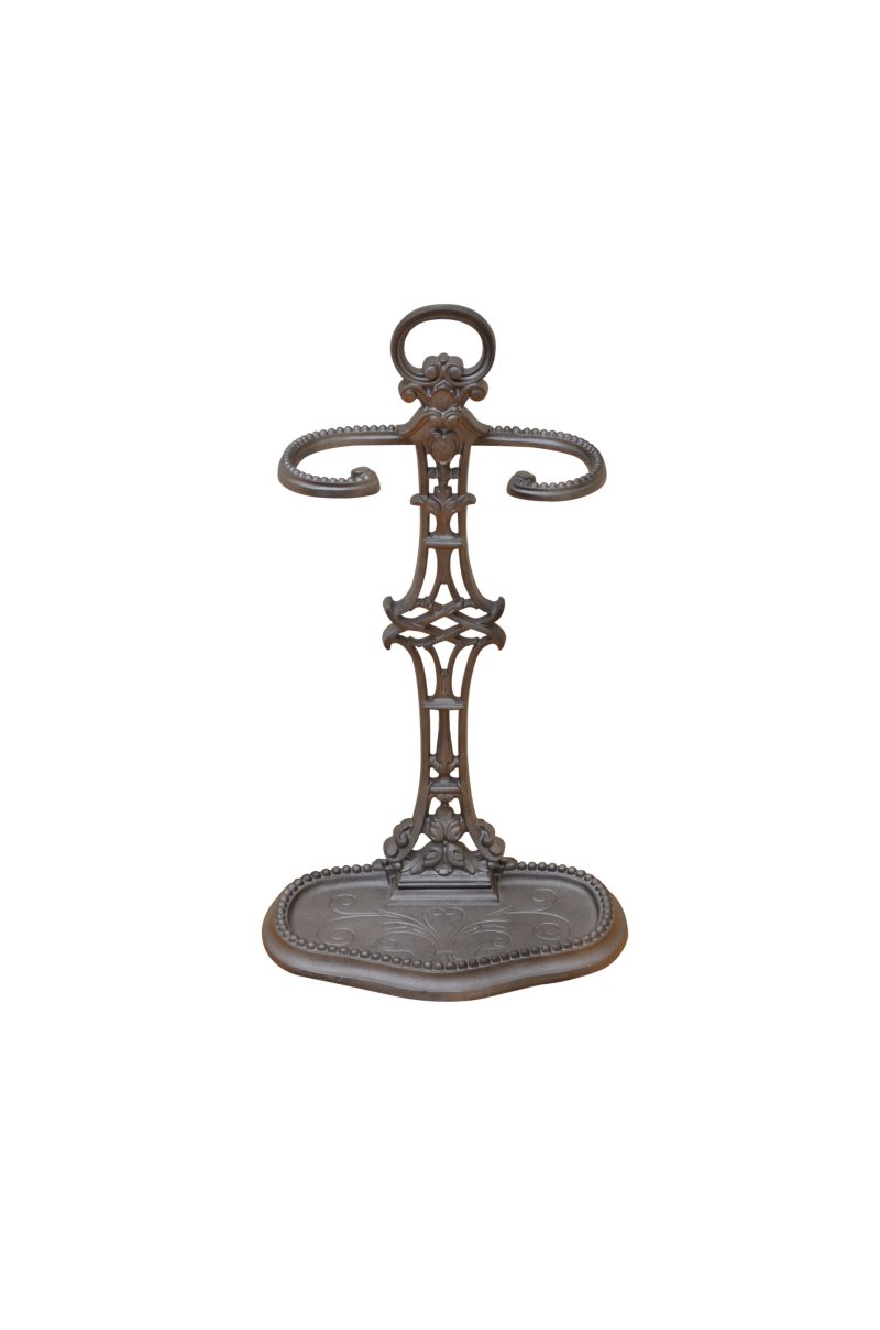 Art Nouveau Umbrella Stand Or Fire Companion Stand In Cast Iron C1900 - Image 3